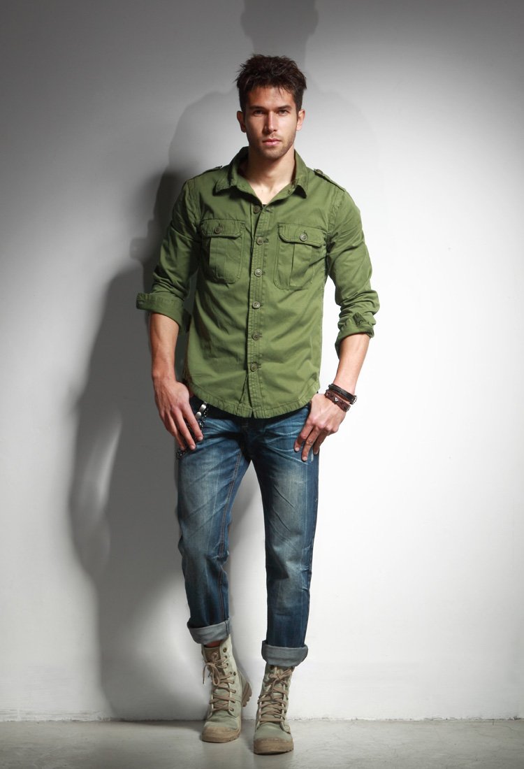 1. Rolled-Up Sleeves (image credits: wikimedia)