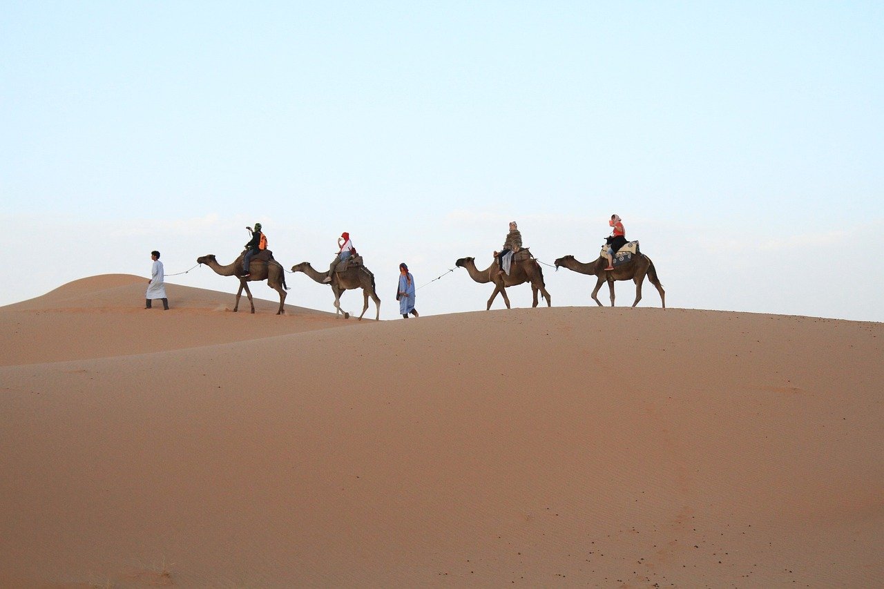 🇲🇦 Marrakech – The Sheltering Sky by Paul Bowles (image credits: pixabay)