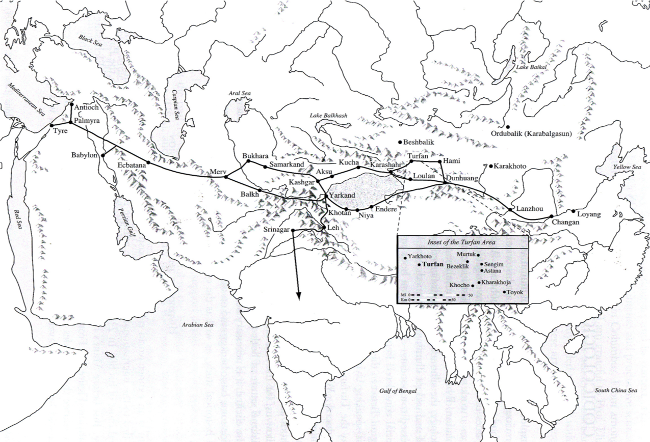 Spread Religions like Buddhism, Islam, and Christianity (image credits: wikimedia)