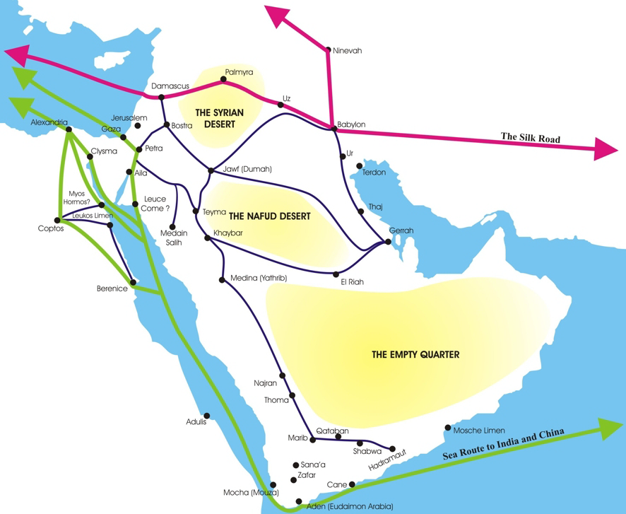 Encouraged Urban Growth Along Trade Routes (image credits: wikimedia)