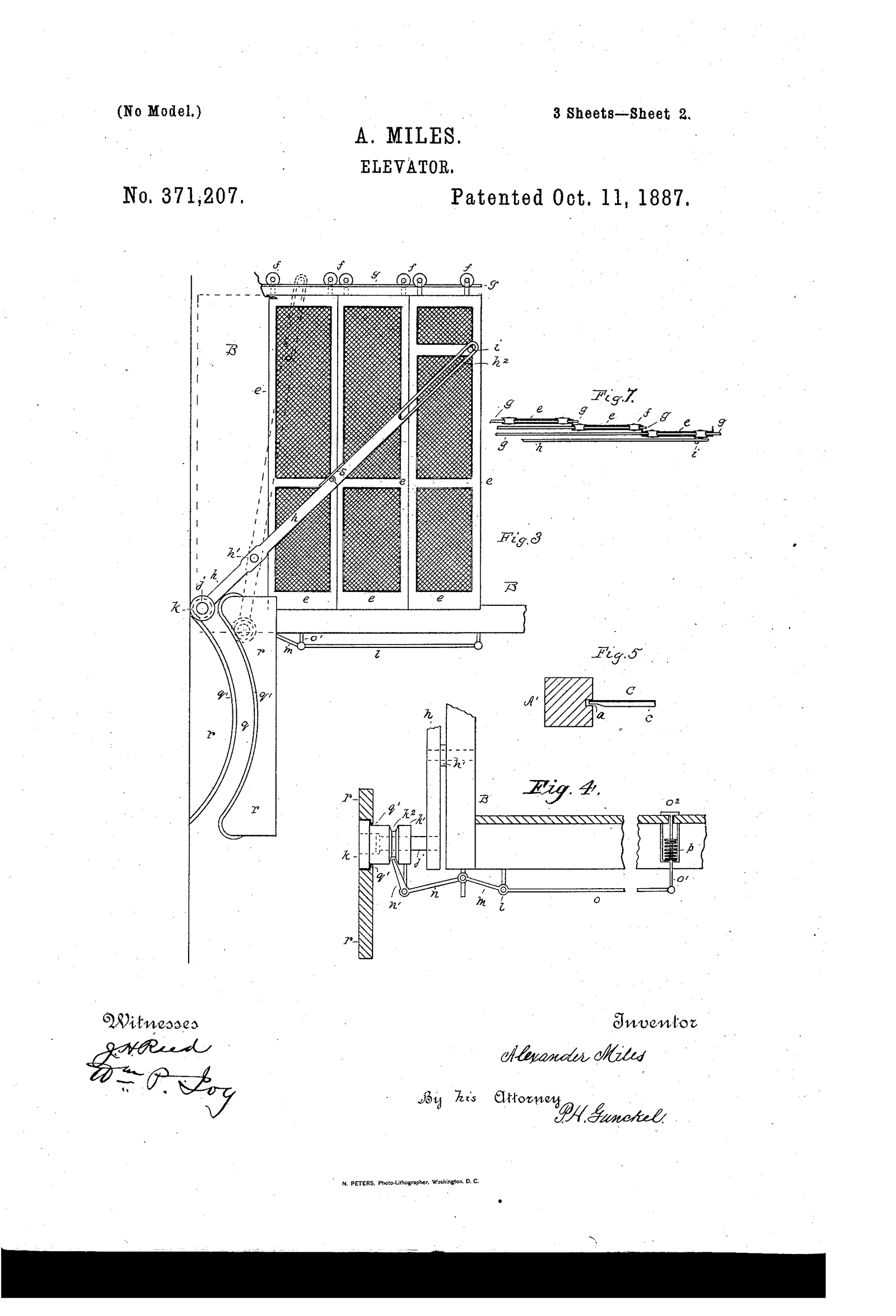The First Public Elevator (image credits: wikimedia)