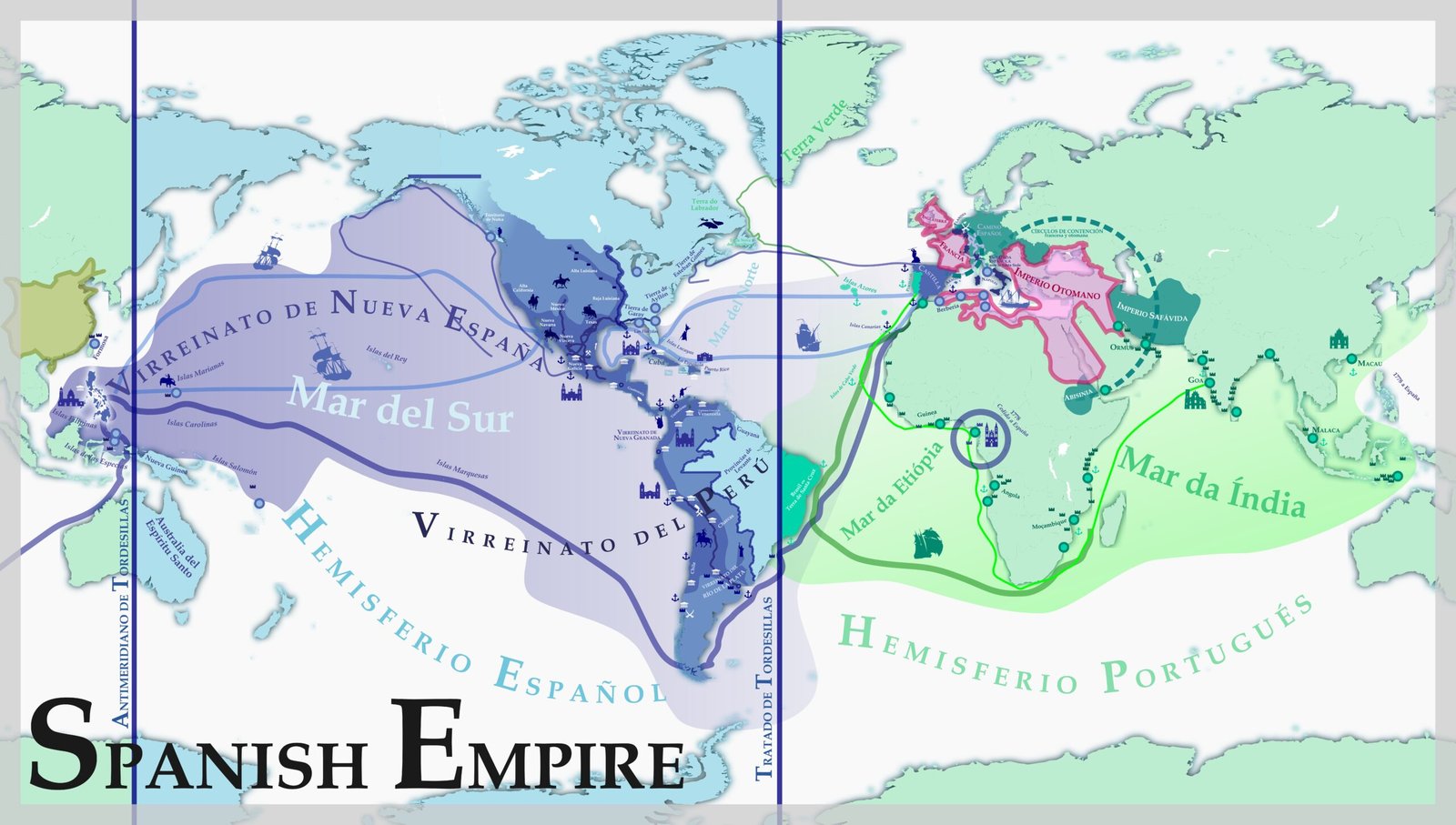 The Spanish Empire (image credits: wikimedia)