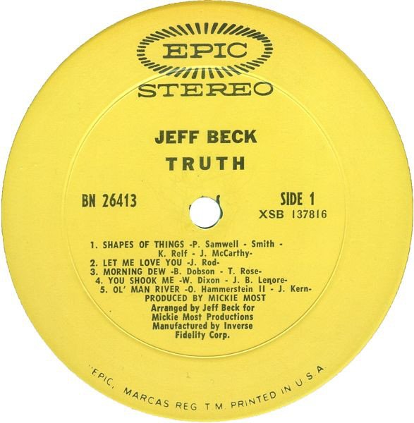 20. Jeff Beck – Truth (1968) (image credits: wikimedia)