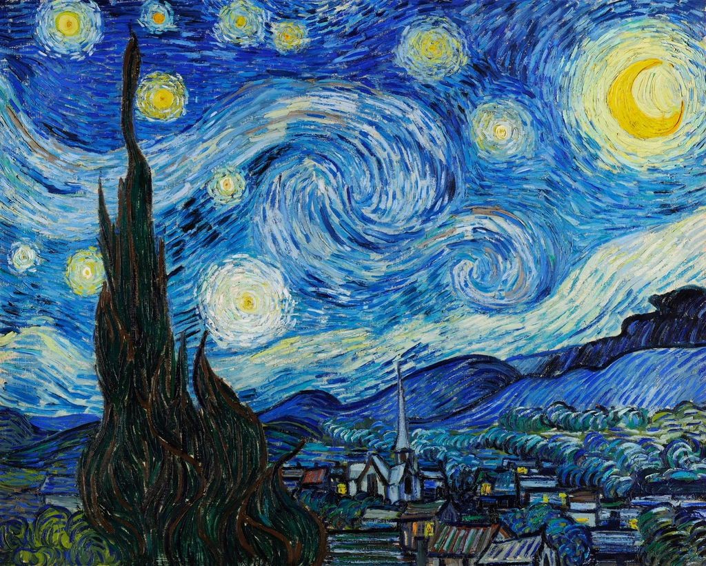Vincent van Gogh – The Starry Night (image credits: rawpixel)