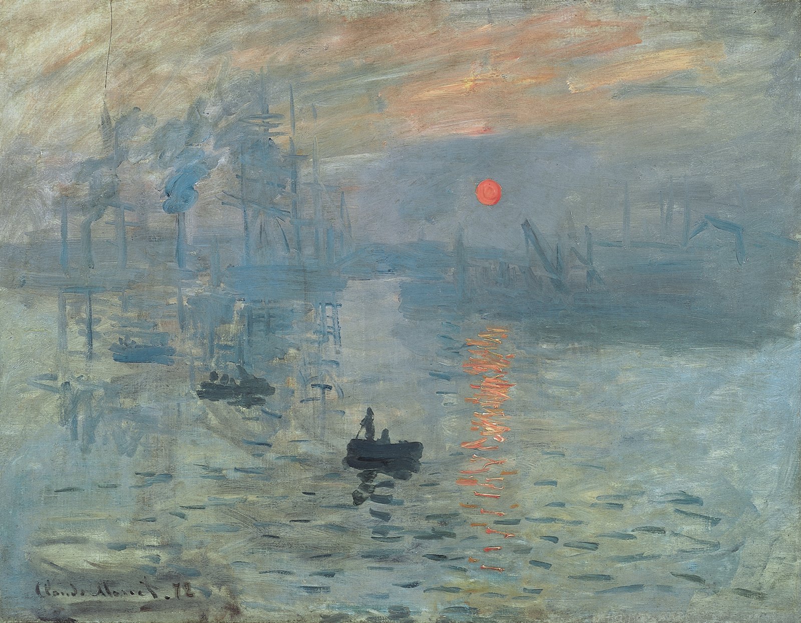 Claude Monet – Impression, Sunrise (image credits: wikimedia)