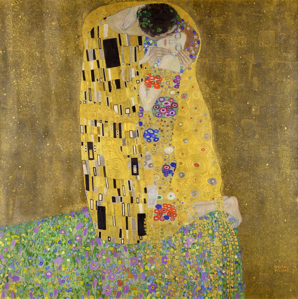 Gustav Klimt – The Kiss (image credits: rawpixel)