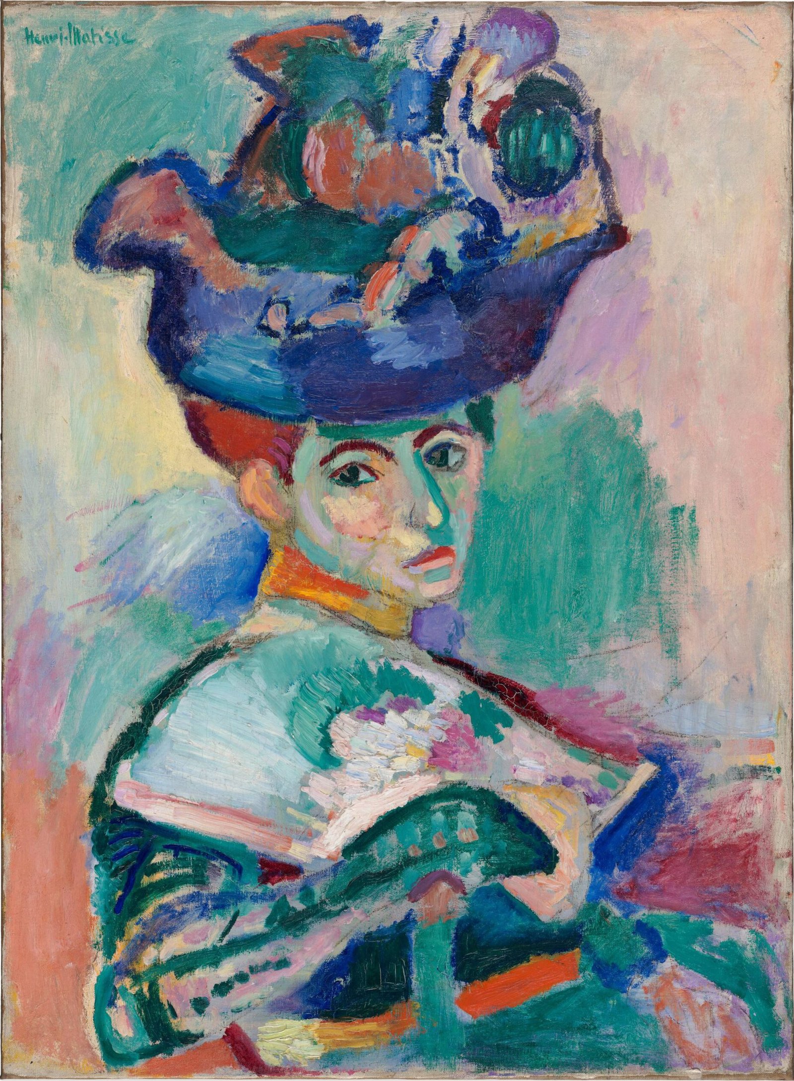Henri Matisse – Woman with a Hat (image credits: wikimedia)