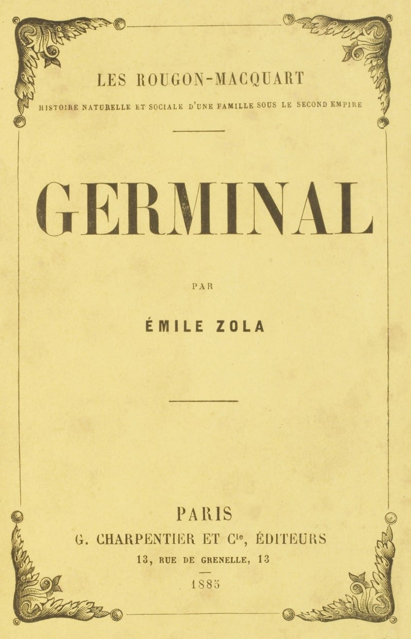 Germinal – Émile Zola (1885) (image credits: wikimedia)