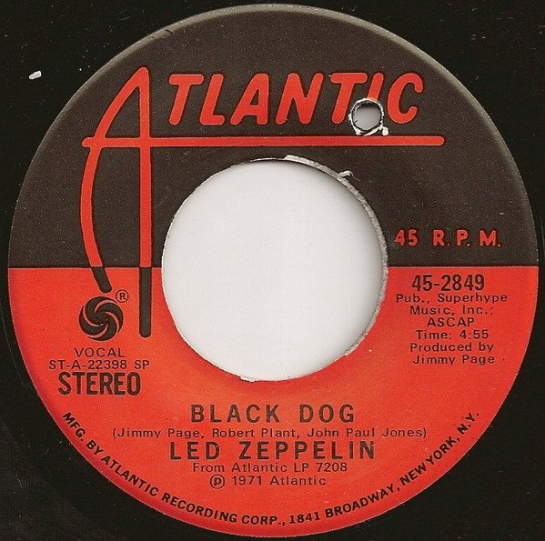 Black Dog – Led Zeppelin (image credits: wikimedia)