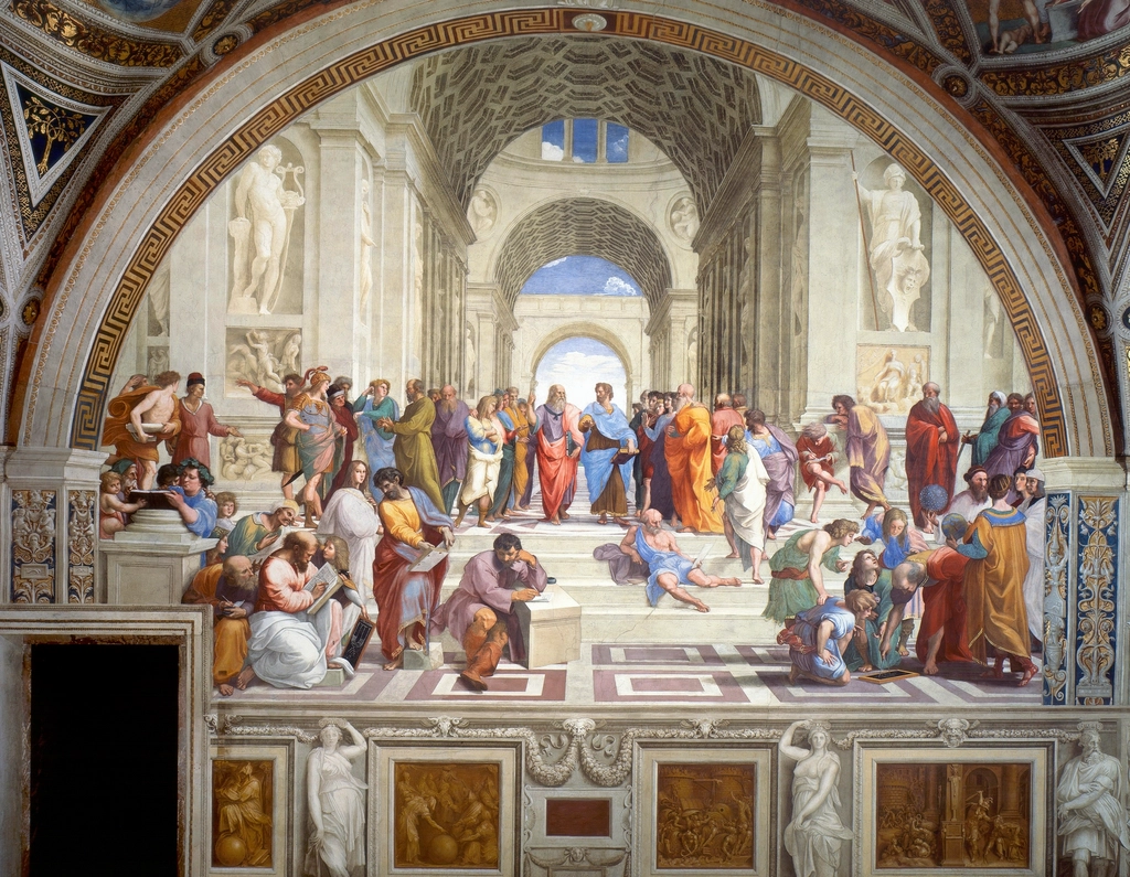 Raphael – The School of Athens (image credits: rawpixel)