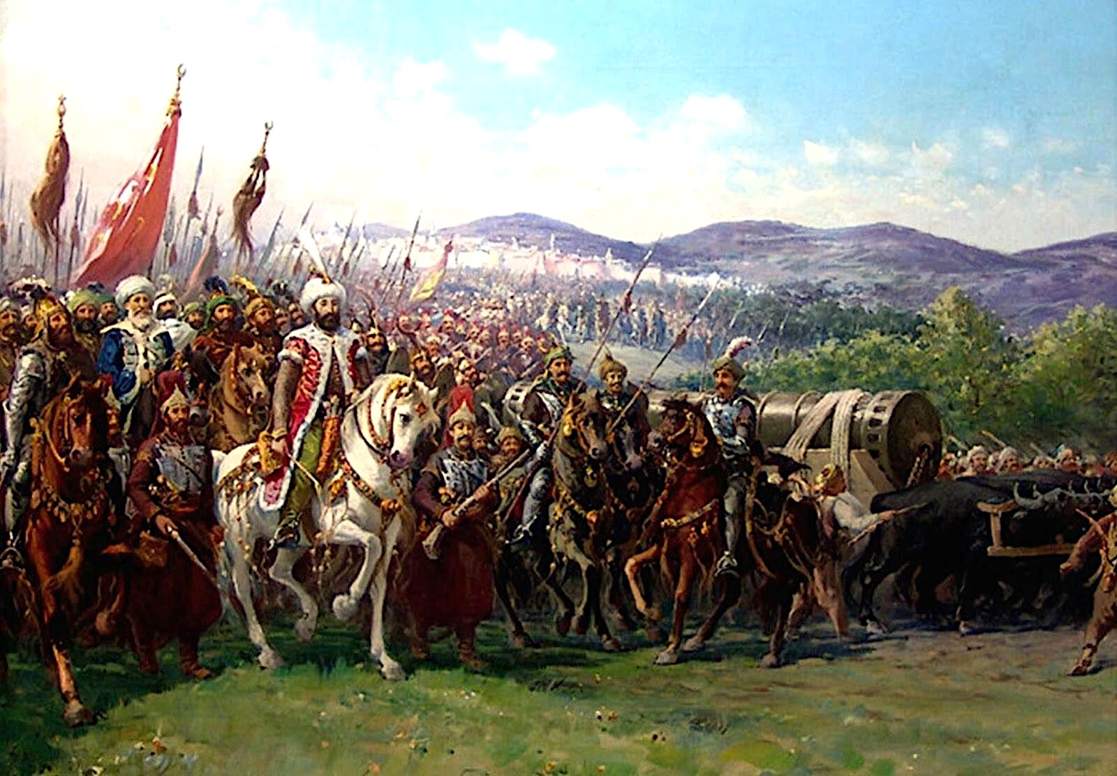 The Fall of Constantinople (1453) (image credits: wikimedia)