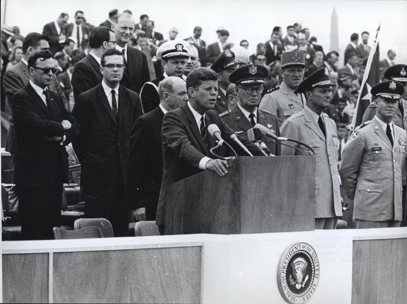 John F. Kennedy’s “Ich bin ein Berliner” (1963) (image credits: wikimedia)