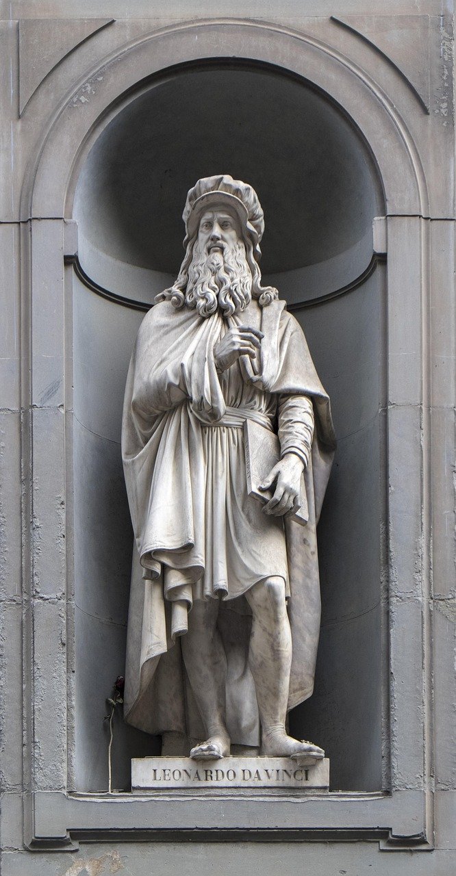 Leonardo da Vinci (image credits: pixabay)