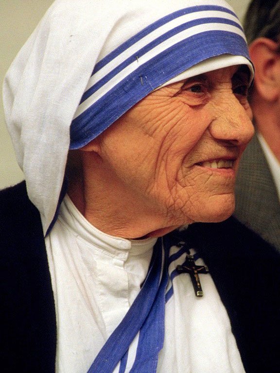 Agnes Gonxha Bojaxhiu (Mother Teresa) (image credits: wikimedia)