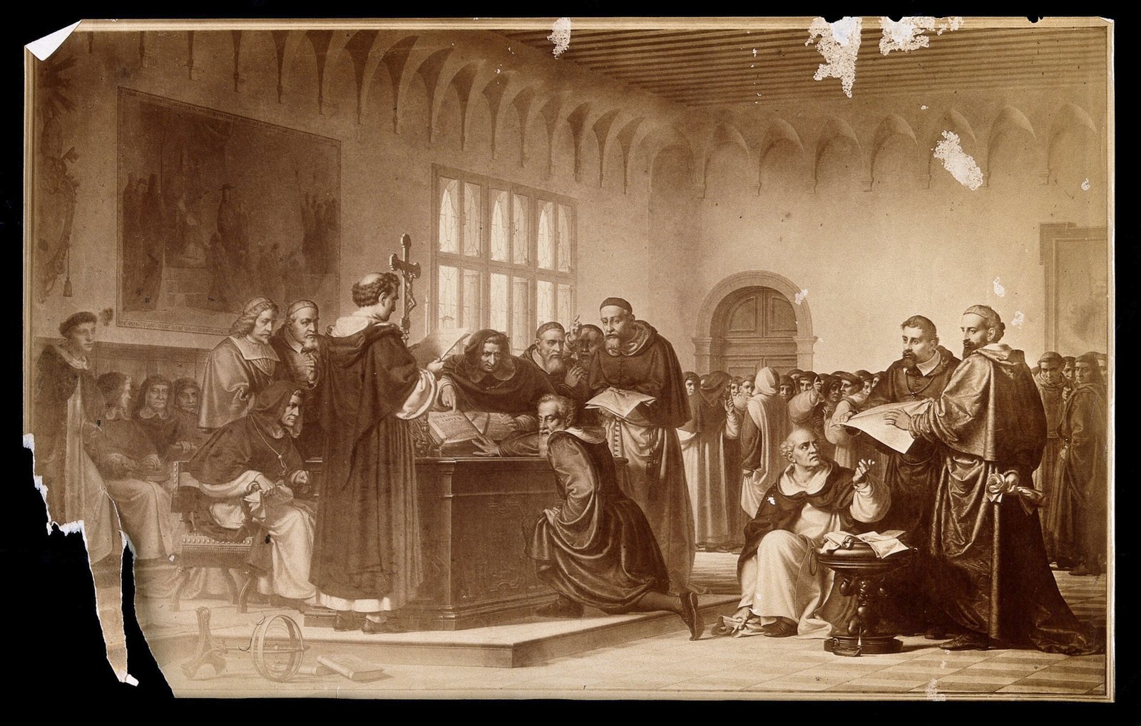 Galileo vs. the Catholic Church (image credits: wikimedia)