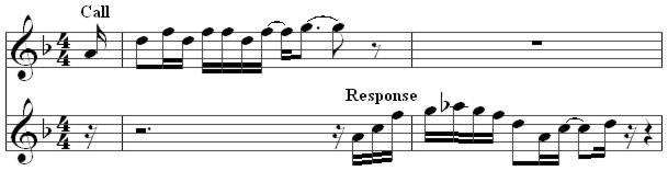 Call and Response Structures (image credits: wikimedia)