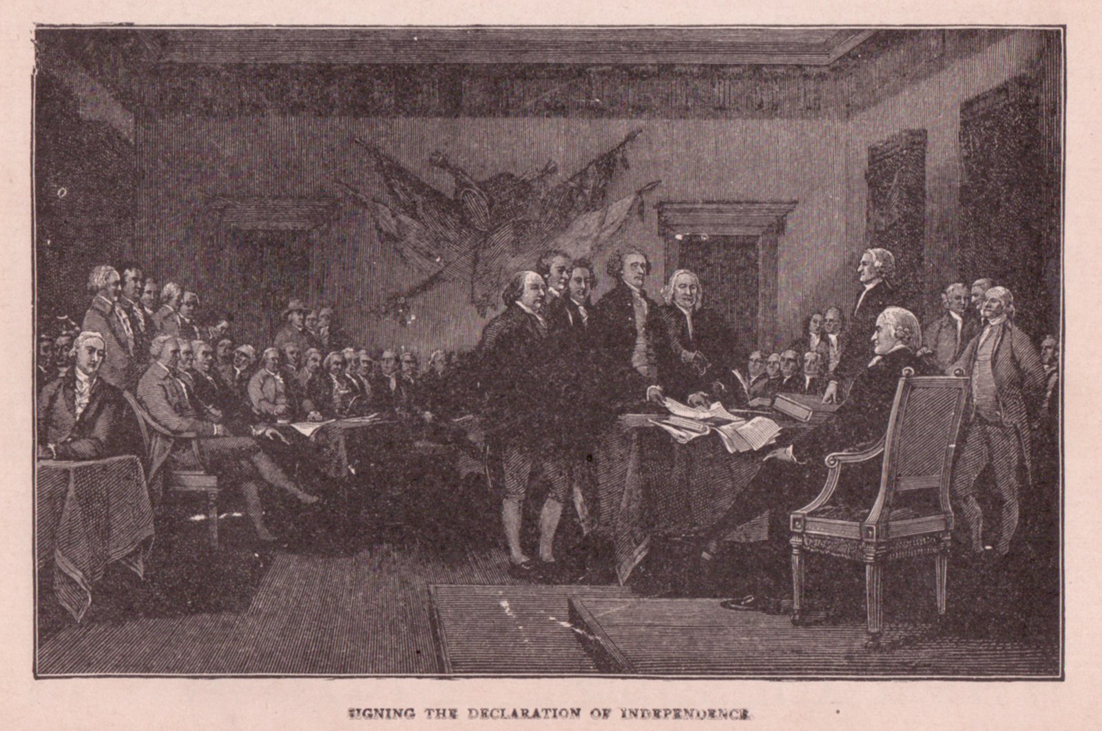 The Signing of the Declaration of Independence (1776) (image credits: wikimedia)