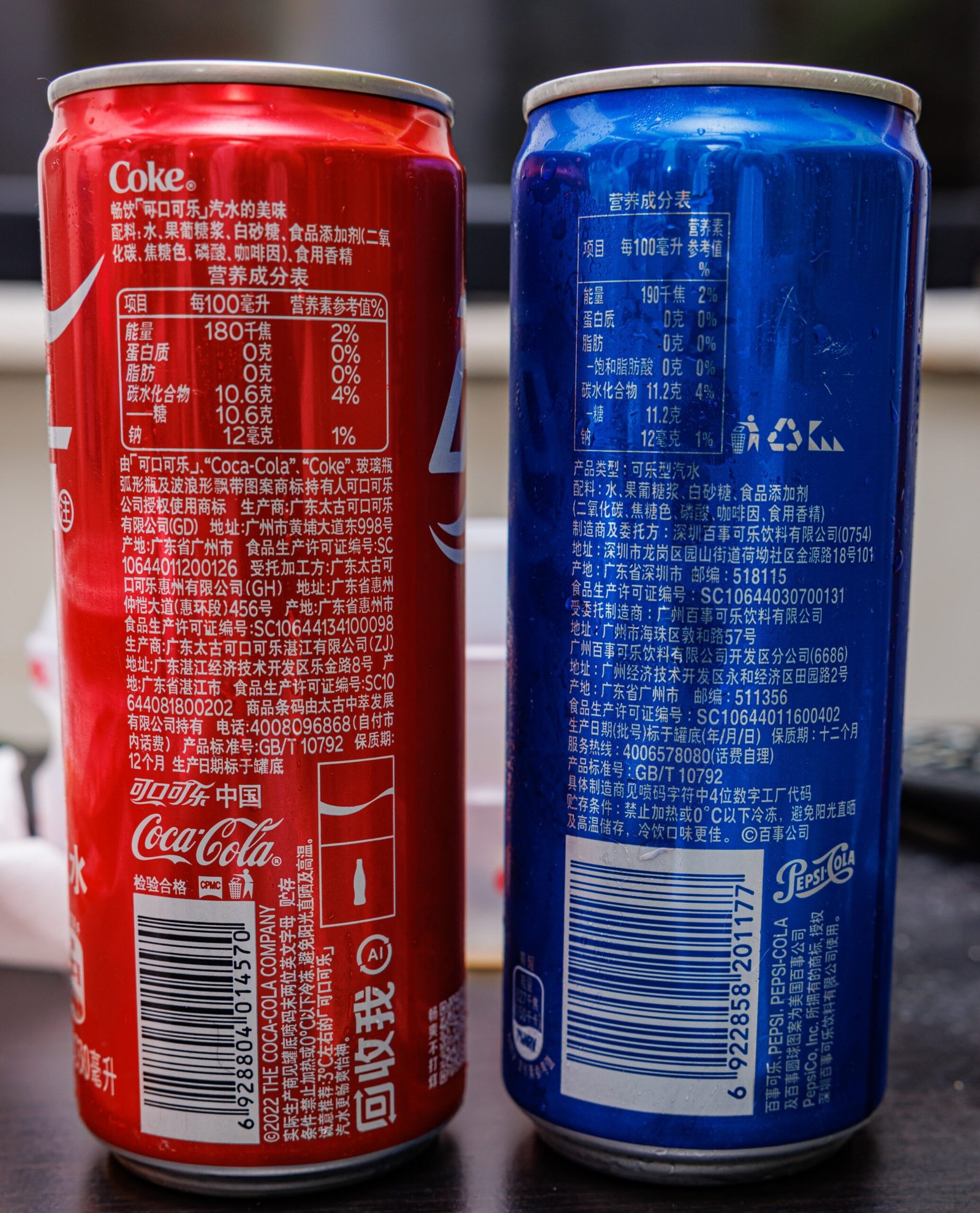 Coca-Cola vs. Pepsi (image credits: wikimedia)