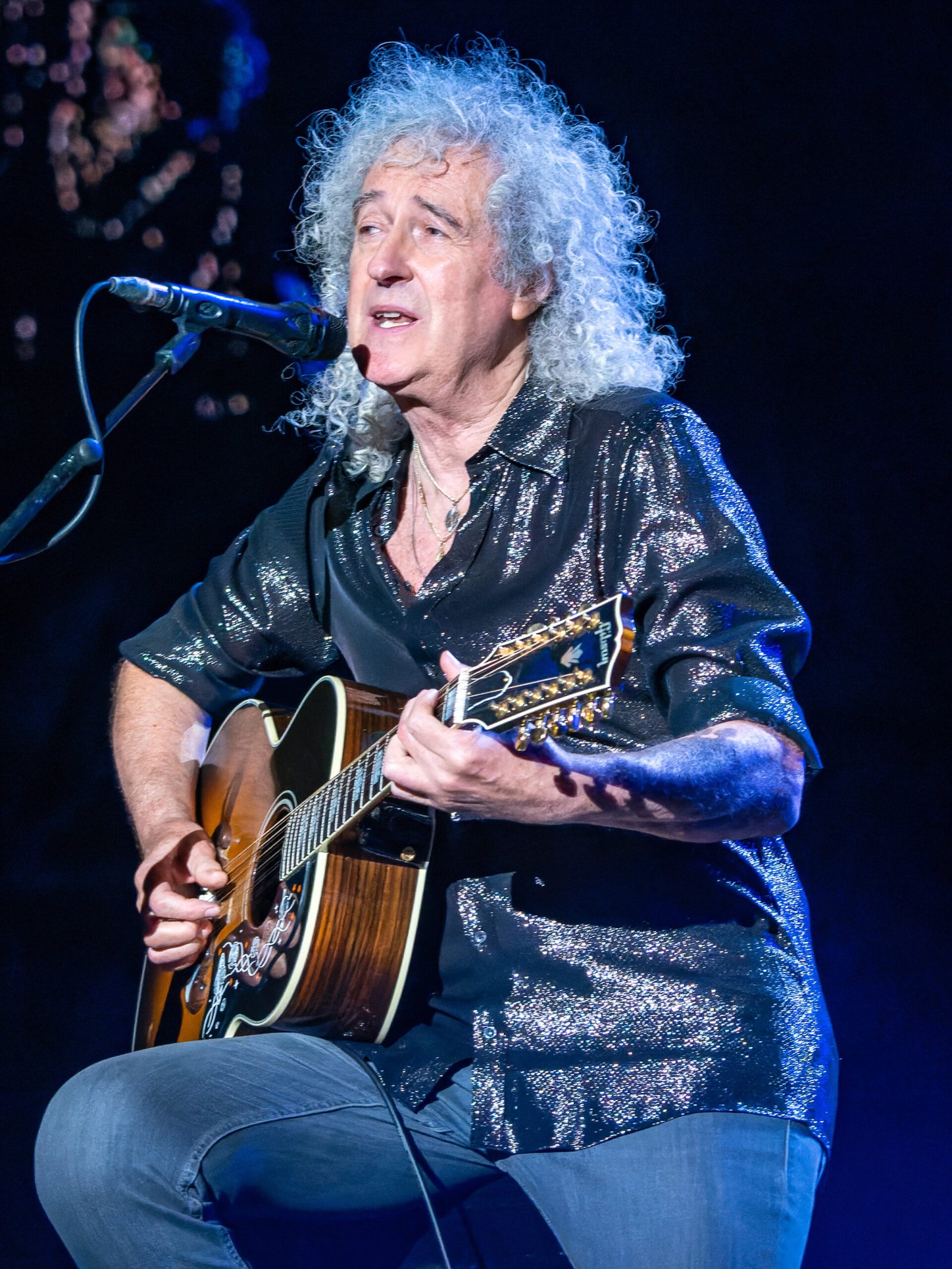 Brian May – Ph.D. in Astrophysics (image credits: wikimedia)