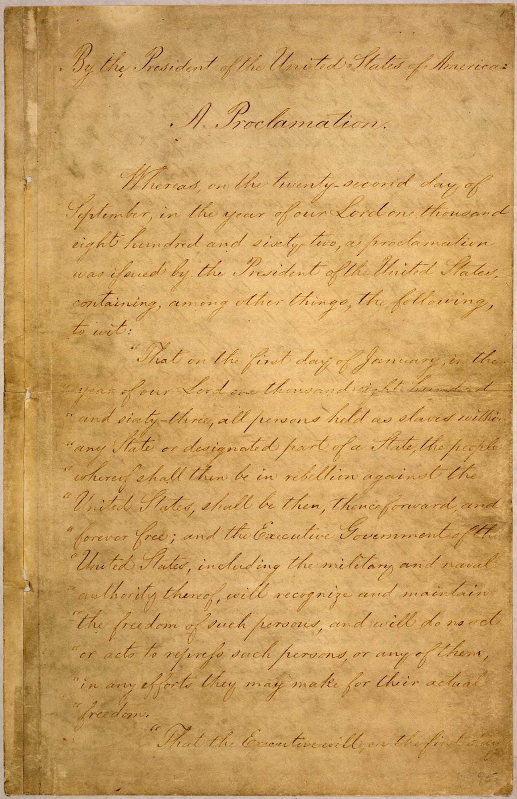 The Emancipation Proclamation Freed All Slaves (image credits: wikimedia)