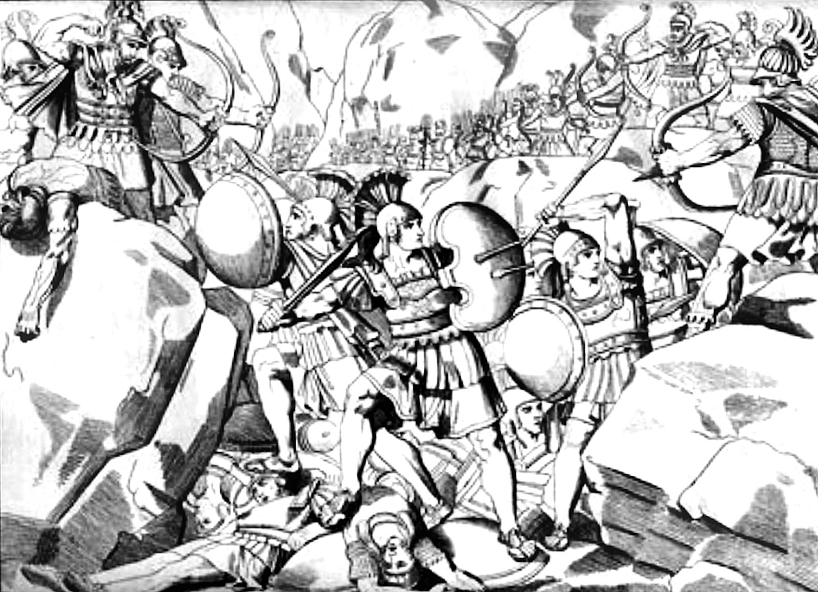 The 300 Spartans Fought Alone at Thermopylae (image credits: wikimedia)