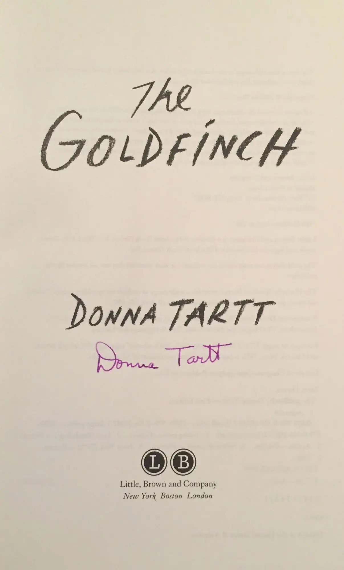 The Goldfinch by Donna Tartt (image credits: wikimedia)