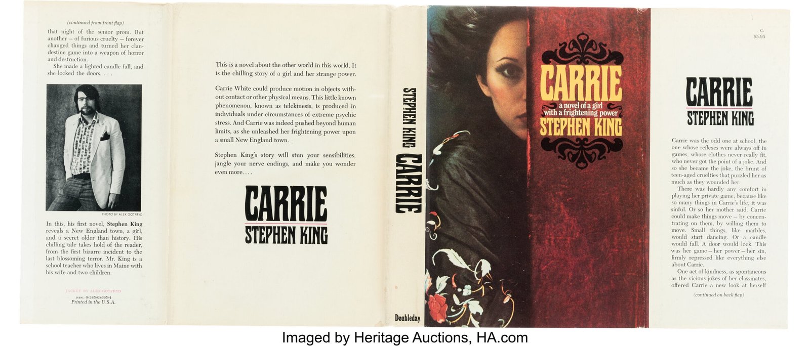 Stephen King – Carrie (1974) (image credits: wikimedia)