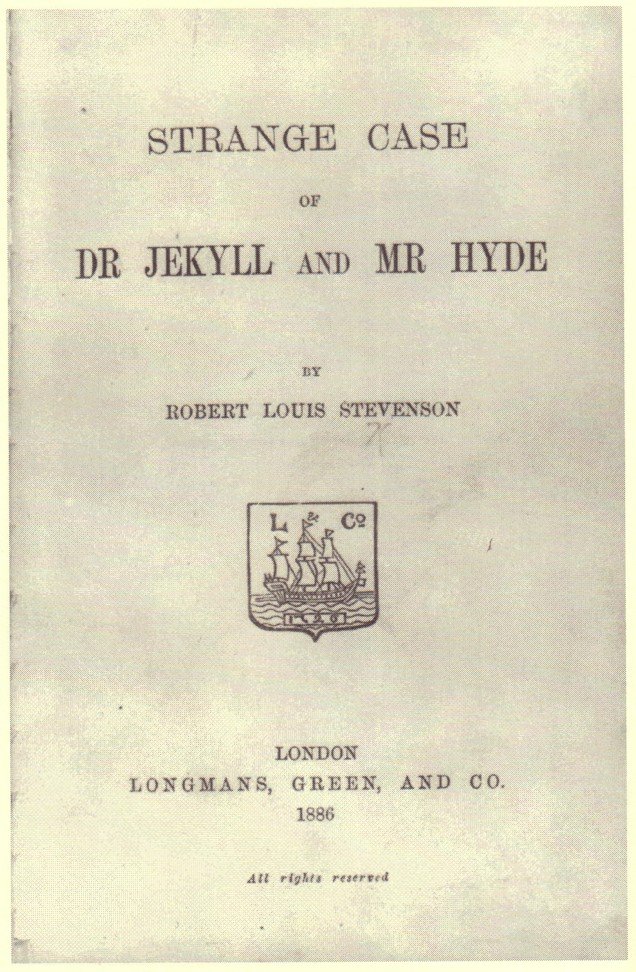 Dr. Jekyll and Mr. Hyde by Robert Louis Stevenson (image credits: wikimedia)