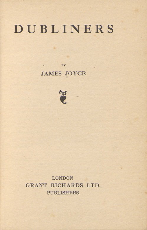 Dubliners by James Joyce (image credits: wikimedia)