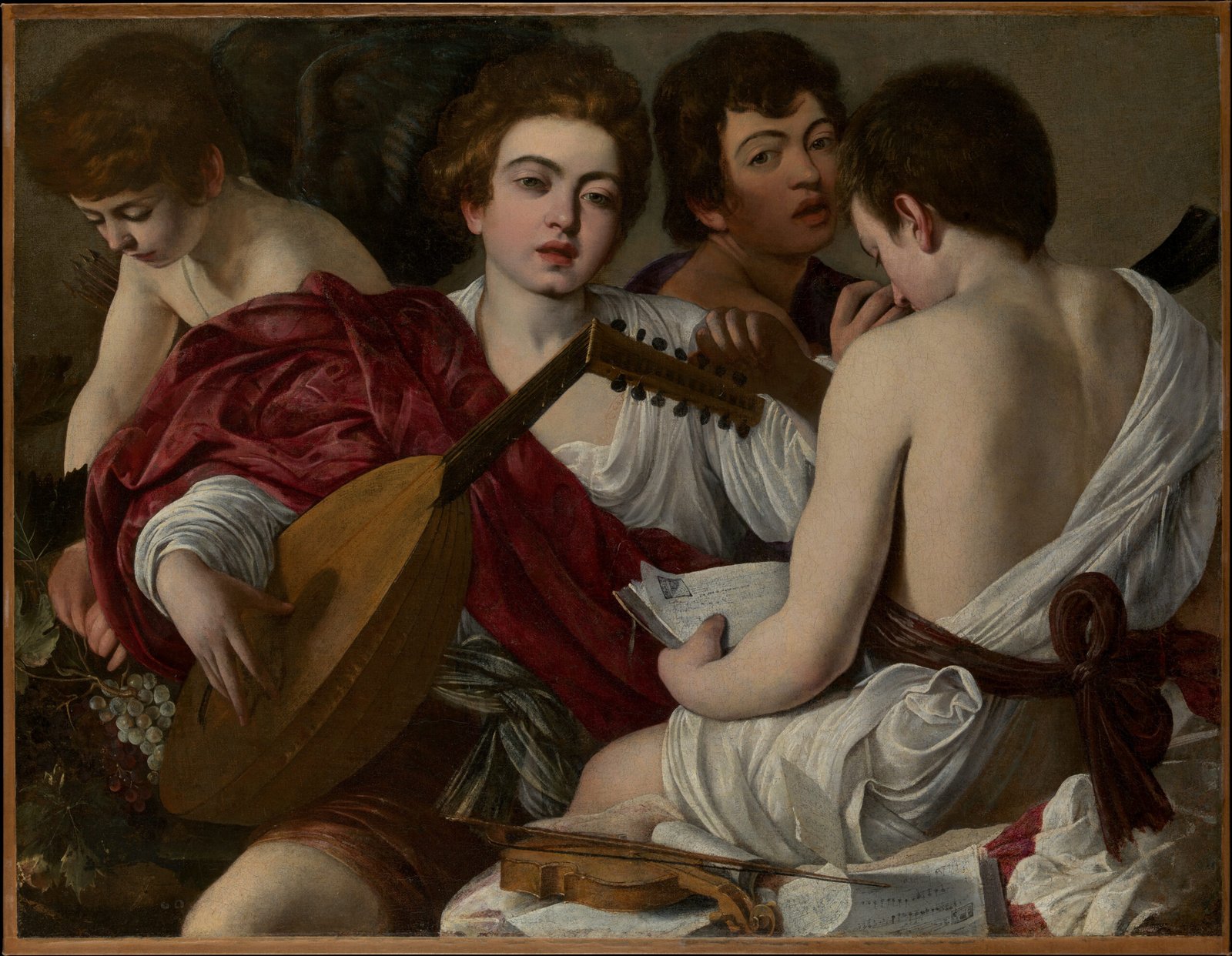 Musical Group on a Balcony – Caravaggio (c. 1595) (image credits: wikimedia)
