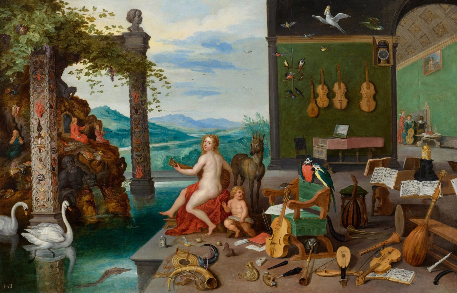 Allegory of Hearing – Jan Brueghel the Elder & Peter Paul Rubens (1617) (image credits: wikimedia)