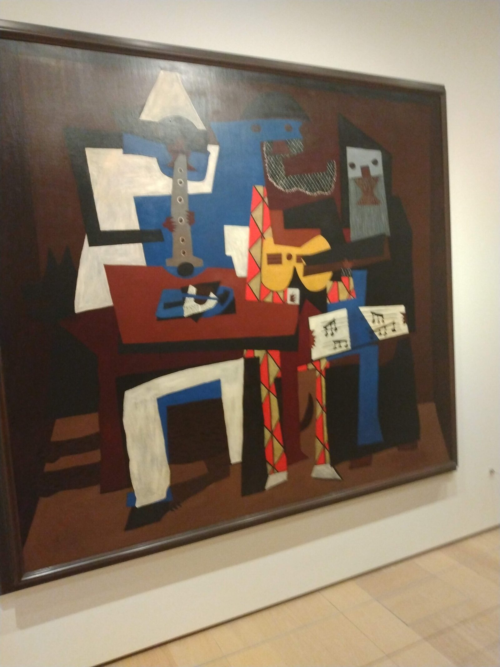 Three Musicians – Pablo Picasso (1921) (image credits: wikimedia)
