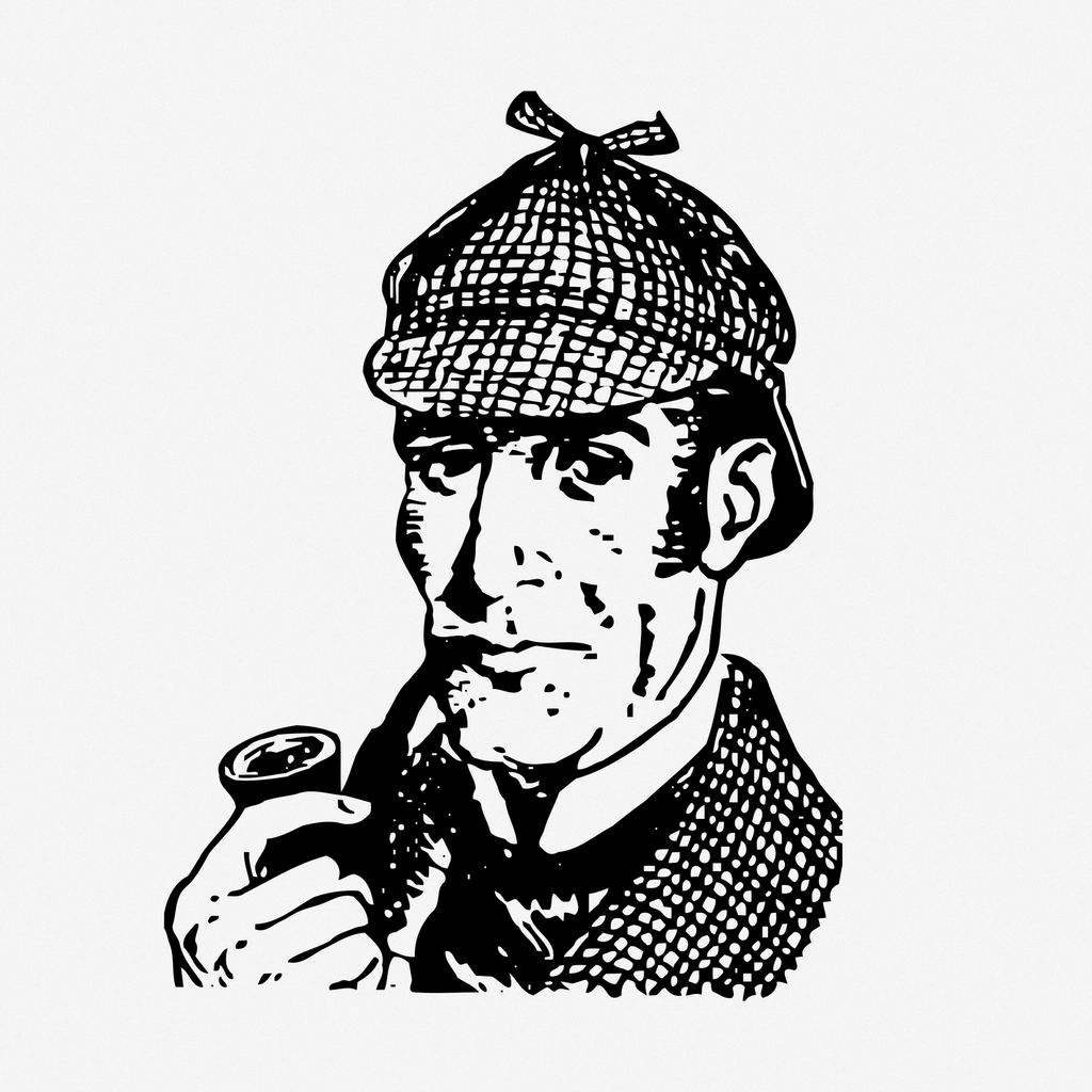 Sherlock Holmes & Dr. Joseph Bell (image credits: rawpixel)