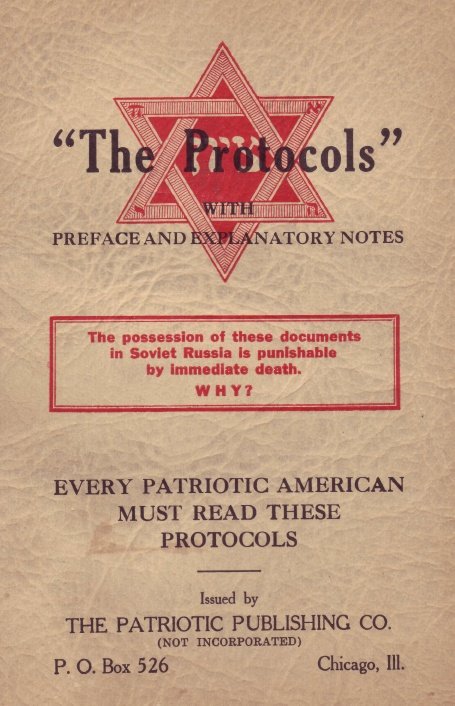 The Protocols of the Elders of Zion (image credits: wikimedia)