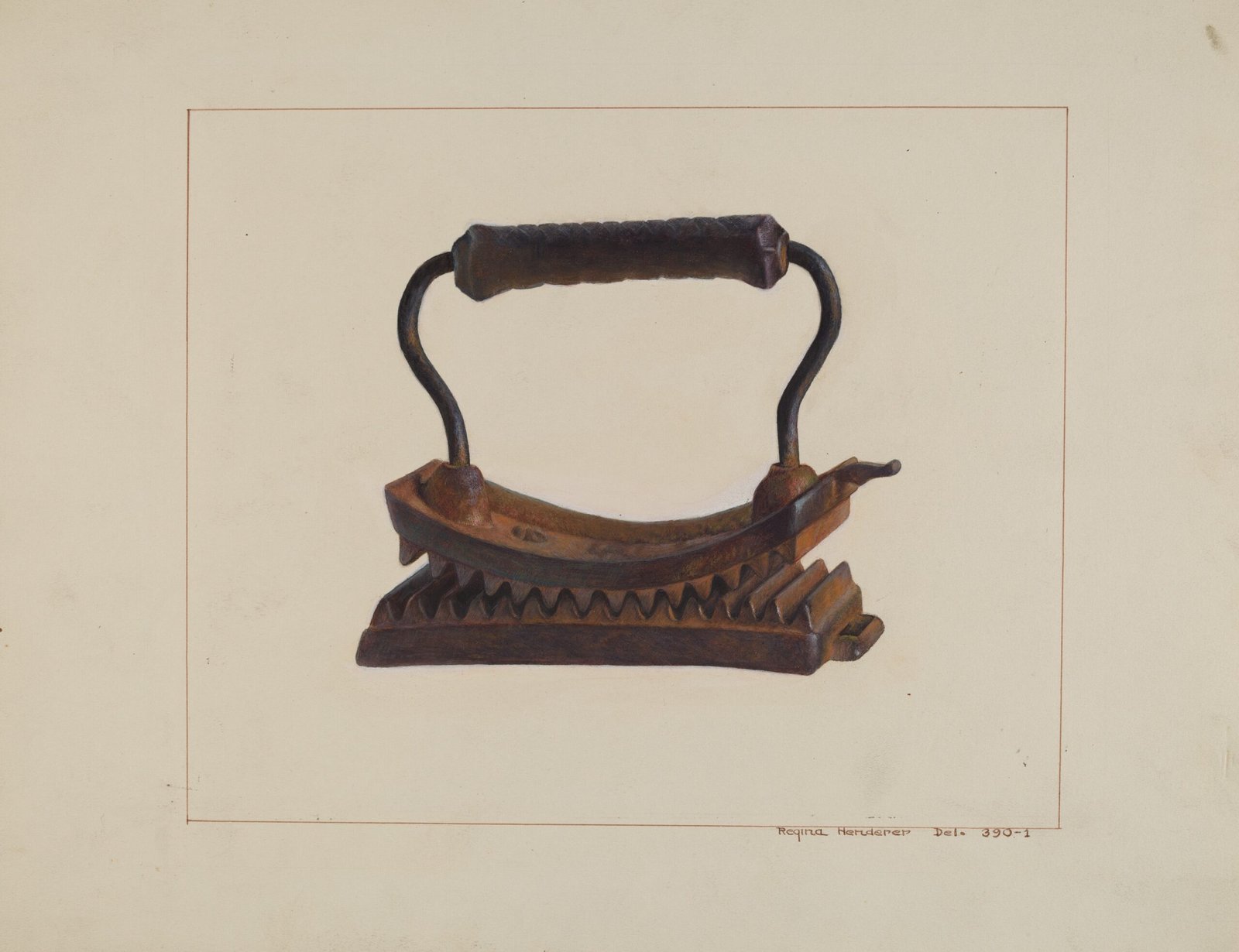 Fluting Iron (image credits: wikimedia)