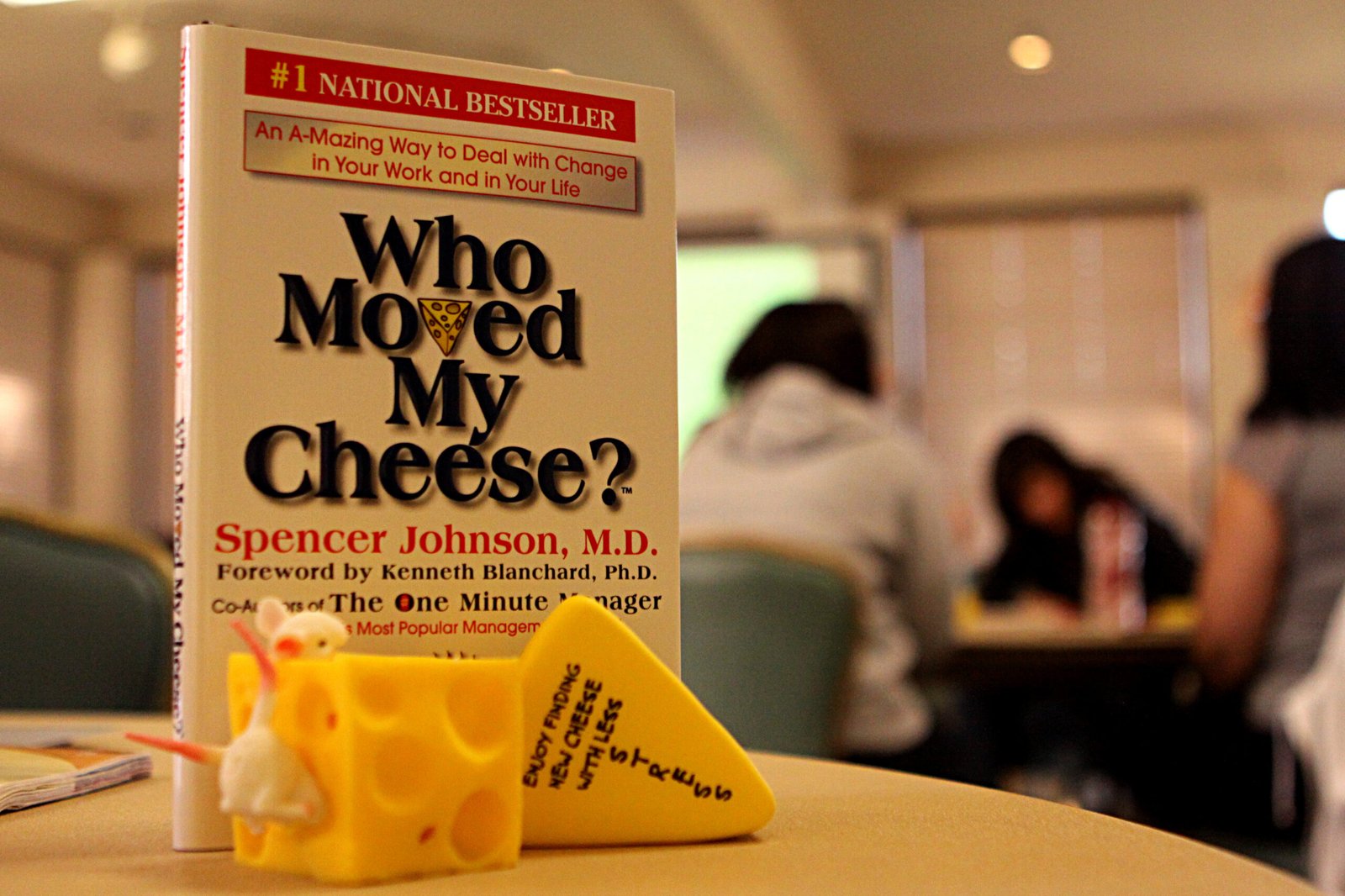 Who Moved My Cheese? by Spencer Johnson (image credits: wikimedia)