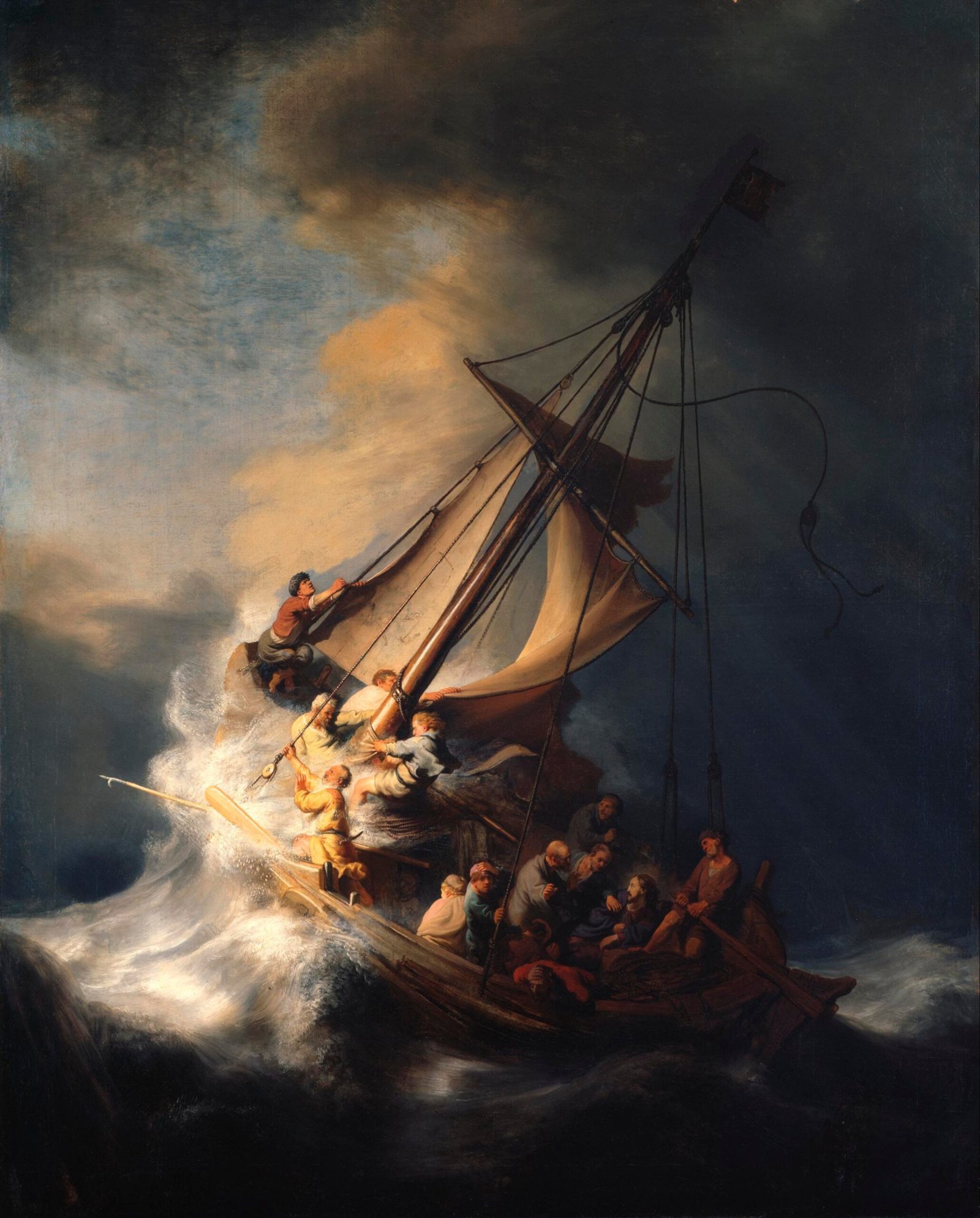 Storm on the Sea of Galilee by Rembrandt van Rijn (image credits: wikimedia)