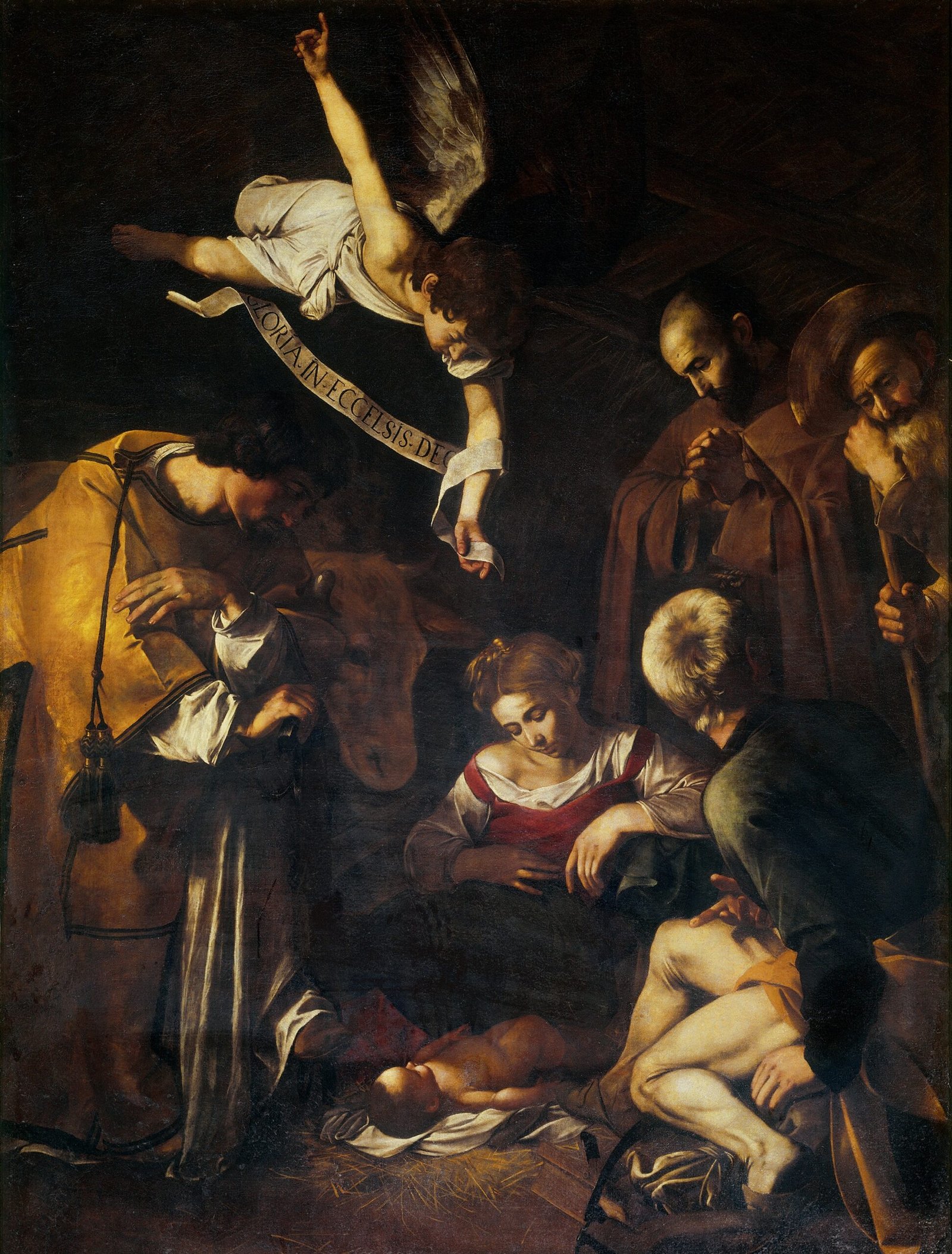 Nativity with St. Francis and St. Lawrence by Caravaggio (image credits: wikimedia)