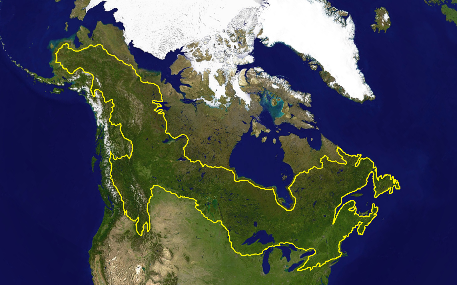 Canada: The Endless Evergreen Expanse (image credits: wikimedia)
