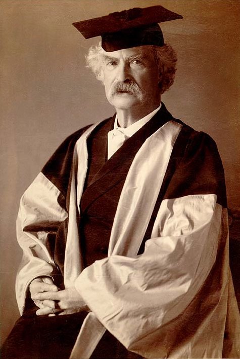 Mark Twain to Laura Wright (image credits: wikimedia)