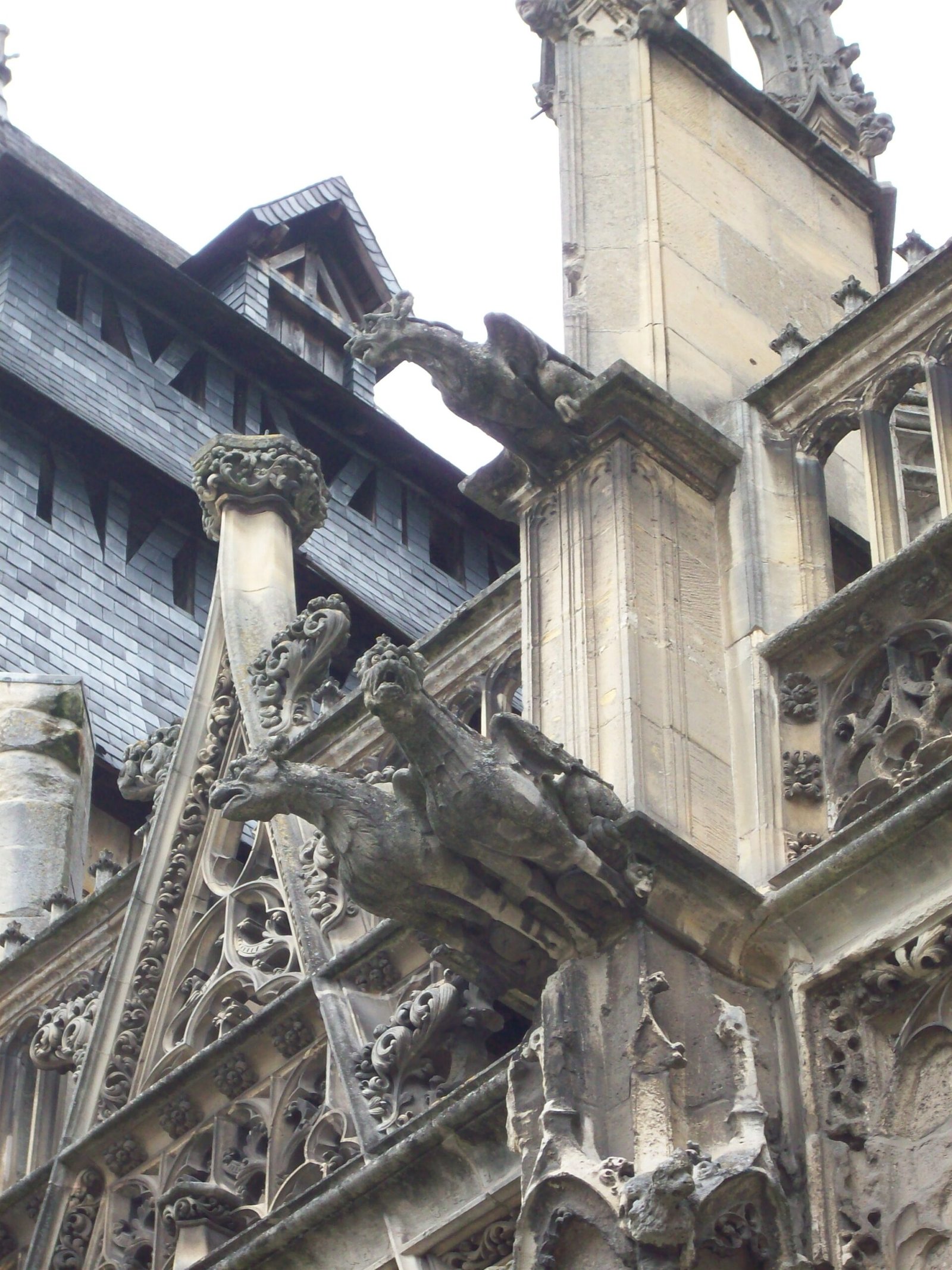 Face in the Notre-Dame Gargoyles – Paris, France (image credits: wikimedia)