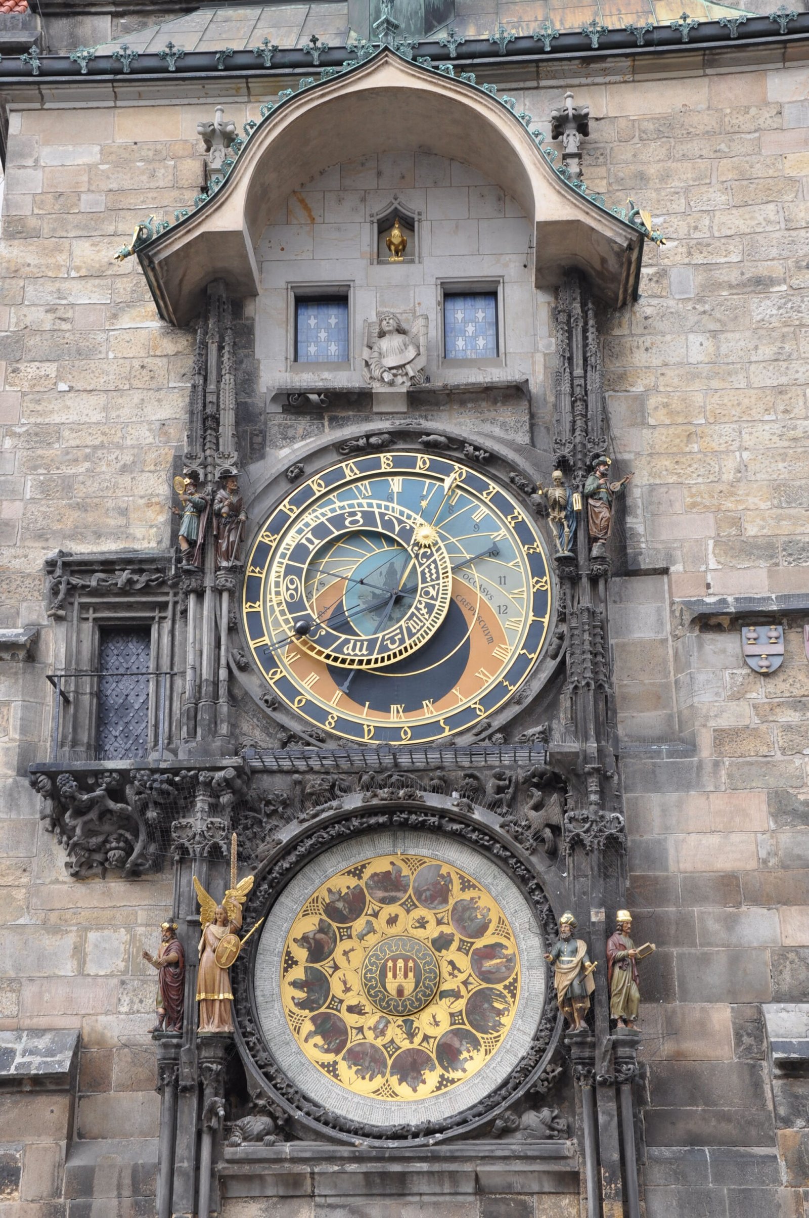 The Moon Face in the Prague Astronomical Clock – Czech Republic (image credits: wikimedia)