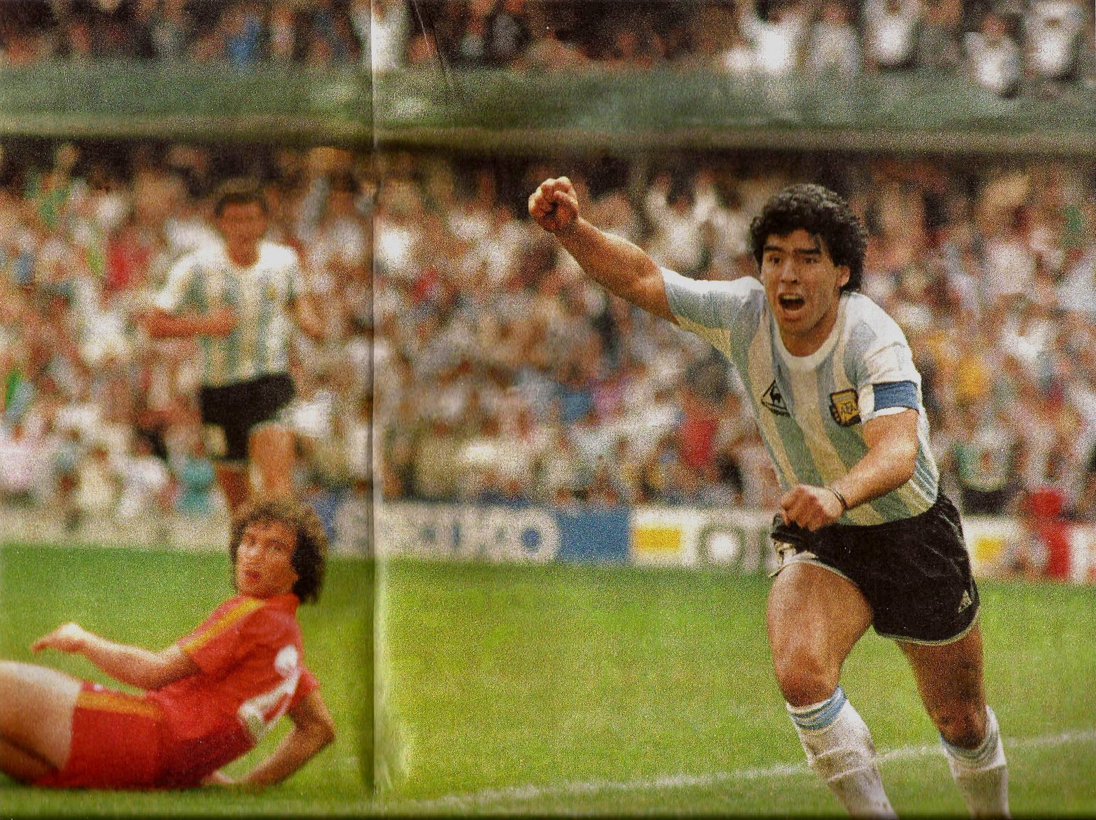 Diego Maradona’s “Goal of the Century” & “Hand of God” (1986 World Cup) (image credits: wikimedia)