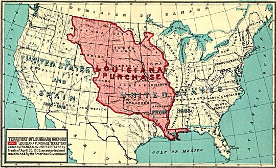 The Louisiana Purchase: Almost Blocked by Politics (image credits: wikimedia)