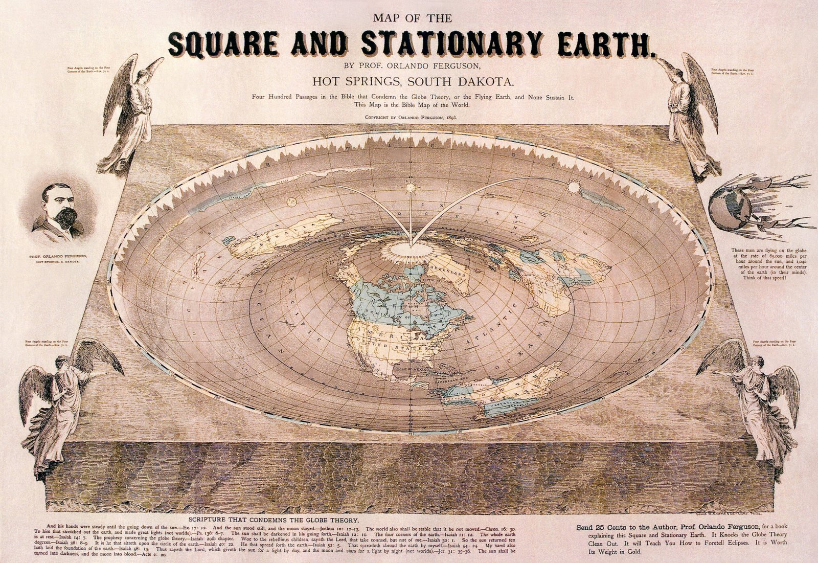 People in the Middle Ages Believed the Earth Was Flat (image credits: wikimedia)