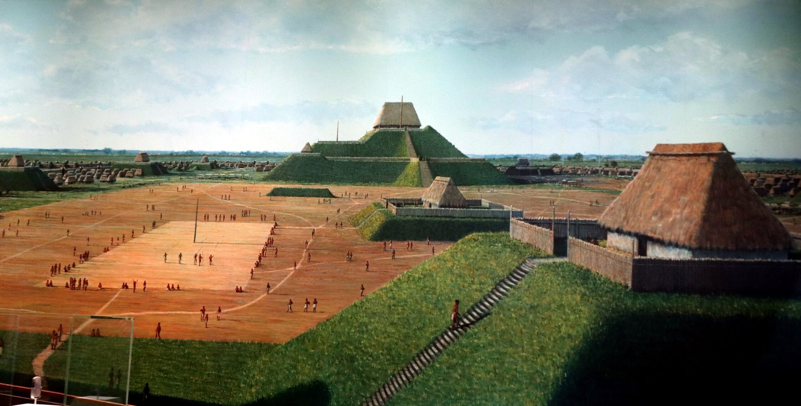 The Mississippians (Cahokia) (image credits: wikimedia)