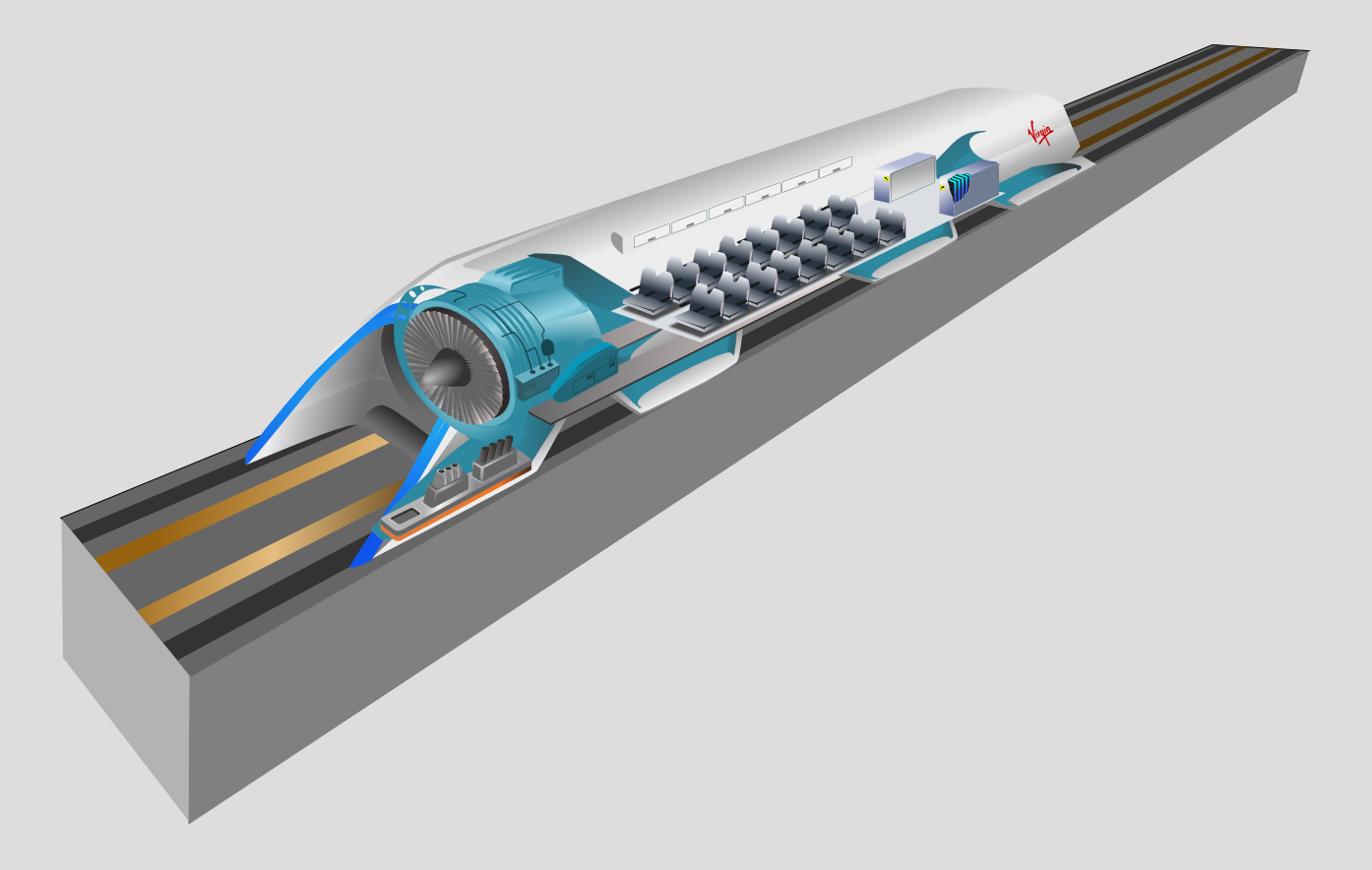 Hyperloop (Proposed 2013, Concept Older) (image credits: wikimedia)
