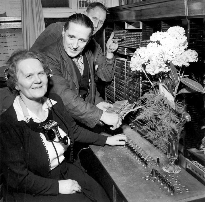 8. Switchboard Operator (image credits: wikimedia)