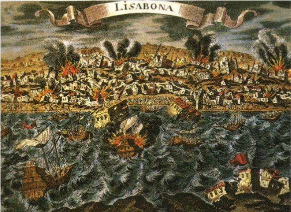 The Lisbon Earthquake (1755) (image credits: wikimedia)