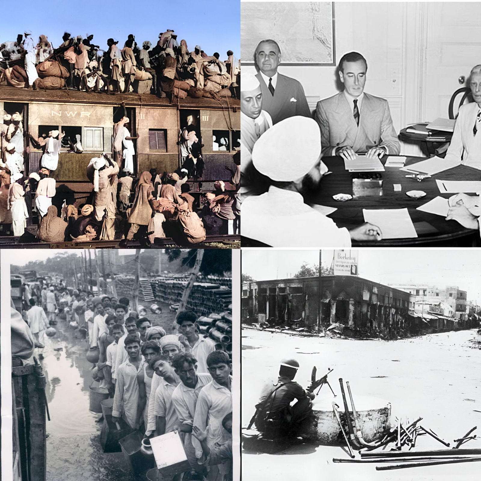 The Partition of India (1947) (image credits: wikimedia)